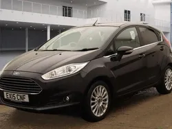 Black Used 2015 Ford Fiesta Titanium Hatchback | £8,395 (Fair price)