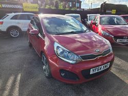 Red Used 2014 Kia Rio Hatchback | £4,000 (A bit pricey)
