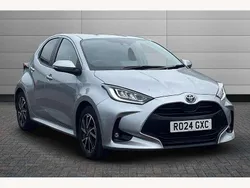 Silver Used 2024 Toyota Yaris Hybrid Design Hatchback | £19,695 (Fair price)