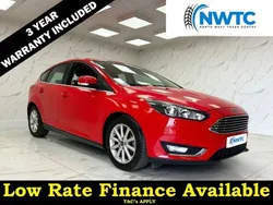 Red Used 2017 Ford Focus Titanium Hatchback | £5,695 (Good price)