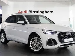 Glacier white metallic Used 2021 Audi Q5 S-Line SUV | £28,500 (A bit pricey)