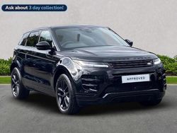 Black Used 2025 Land Rover Range Rover evoque SUV | £43,808