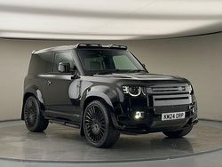 Santorini black Used 2024 Land Rover Defender HSE Dynamic SUV | £67,500 (Fair price)