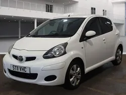 White Used 2011 Toyota Aygo Hatchback | £2,894 (Fair price)
