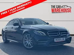 Blue Used 2019 Mercedes E220 AMG line Sedan | £20,999 (Good price)