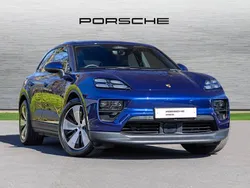 Gentian blue metallic New 2025 Porsche Macan 4 Electric SUV | £65,940