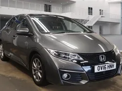 Grey Used 2016 Honda Civic SR Hatchback | £8,499 (Fair price)