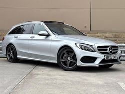 Silver Used 2014 Mercedes C250 AMG Line Premium Estate | £10,895 (Fair price)