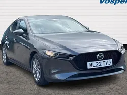Grey Used 2022 Mazda 3 Hatchback | £15,250 (Fair price)