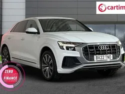 White Used 2022 Audi Q8 S-Line SUV | £40,500 (Good price)