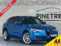 Blue Used 2017 Alfa Romeo Stelvio SUV | £17,999 (Expensive)