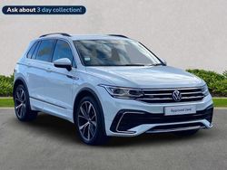 White Used 2022 VW Tiguan R-line SUV | £29,031 (Fair price)