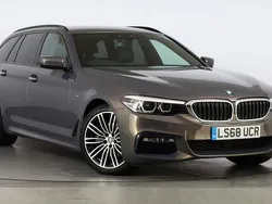 Beige Used 2018 BMW 520 M Sport Estate | £23,000 (Expensive)