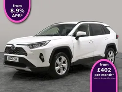 White Used 2021 Toyota RAV4 Hybrid Design SUV | £26,195 (Good price)