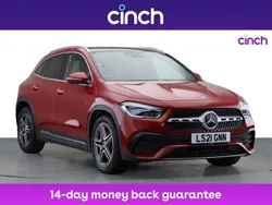 Red Used 2021 Mercedes GLA200 AMG Line Premium Plus SUV | £21,099