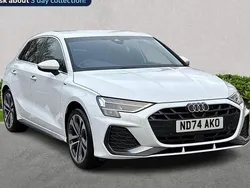 White Used 2025 Audi A3 S-Line Hatchback | £30,459 (Expensive)