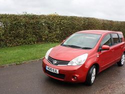 Red Used 2010 Nissan Note N-TEC MPV | £2,995 (Fair price)