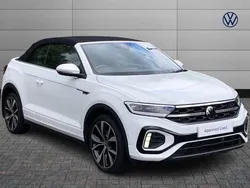 White Used 2023 VW T-Roc Cabriolet R-line Cabriolet | £24,206 (Fair price)