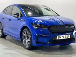 Blue Used 2025 Skoda Enyaq iV SportlinePlus SUV | £31,999 (A bit pricey)