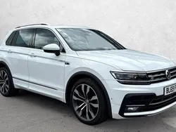 White Used 2020 VW Tiguan R-line SUV | £20,999 (Good price)