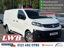 White Used 2021 Vauxhall Vivaro Edition Van | £10,775 (Super price)