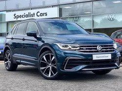 Blue Used 2021 VW Tiguan R-line SUV | £25,795 (Fair price)