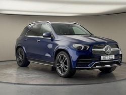 Brilliant blue Used 2021 Mercedes GLE400 AMG line SUV | £46,250 (Fair price)