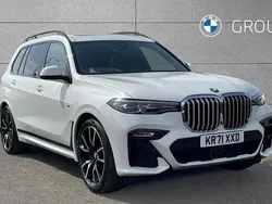 White Used 2022 BMW X7 M Sport SUV | £52,295 (Super price)