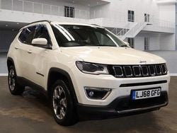 White Used 2018 Jeep Compass Limited SUV | £12,990 (Fair price)