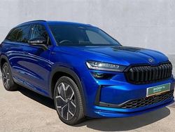 Race blue Used 2025 Skoda Kodiaq SportLine SUV | £35,300 (A bit pricey)
