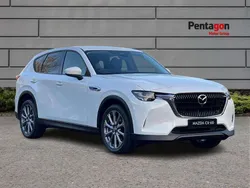 Arctic white Used 2024 Mazda CX-60 Exclusive-Line SUV | £36,450 (Expensive)