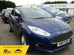 Blue Used 2017 Ford Fiesta Titanium X Hatchback | £6,795 (Good price)