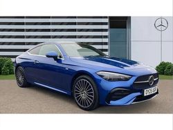 Blue Used 2025 Mercedes CLE300 AMG Line Premium Plus Coupe | £52,690 (Fair price)