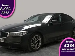 Black Used 2020 BMW 520 M Sport Sedan | £19,323 (Good price)
