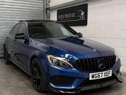 Blue Used 2017 Mercedes C43 AMG Premium Sedan | £22,989 (Fair price)