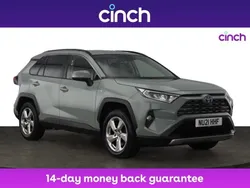 Green Used 2021 Toyota RAV4 Hybrid Design SUV | £18,329 (Fair price)