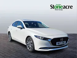 White Used 2021 Mazda 3 Inclusive Sedan | £17,500 (Fair price)