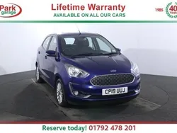 Blue Used 2019 Ford Ka Zetec Hatchback | £7,749 (Fair price)