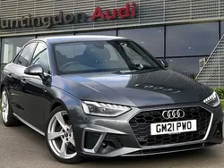 Grey Used 2021 Audi A4 S-Line Sedan | £20,300 (Fair price)