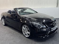 Black Used 2016 Mercedes E220 AMG line Cabriolet | £13,490 (Good price)