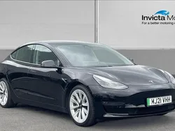 Black Used 2021 Tesla Model 3 Long Range Sedan | £16,750 (Fair price)