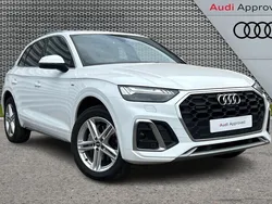 White Used 2021 Audi Q5 S-Line SUV | £32,995 (Fair price)