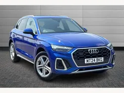 Blue Used 2024 Audi Q5 S-Line SUV | £38,850 (Fair price)
