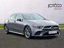 Grey Used 2018 Mercedes A180 AMG line Hatchback | £14,000 (Fair price)