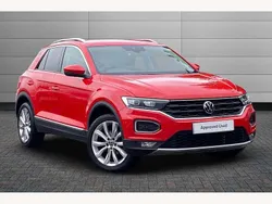 Red Used 2021 VW T-Roc SEL SUV | £22,150 (Fair price)