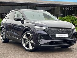 Mauve/purple Used 2024 Audi Q4 e-tron Black Edition SUV | £33,990