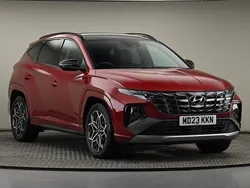 Sunset red pearl Used 2023 Hyundai Tucson N Line SUV | £24,600 (Fair price)