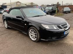 Black Used 2009 Saab 9-3 Cabriolet Vector Cabriolet | £1,995 (Fair price)