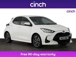 White Used 2023 Toyota Yaris Hybrid Design Hatchback | £17,599 (Good price)