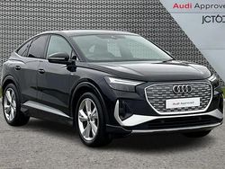 Black Used 2023 Audi Q4 Sportback e-tron S-Line SUV | £24,944
